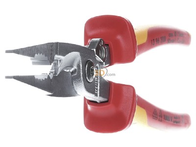 Ansicht links Knipex 13 96 200 Elektro-Installationszange 200mm 