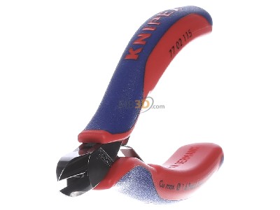View on the left Knipex 77 02 115 Diagonal cutting plier 115mm 
