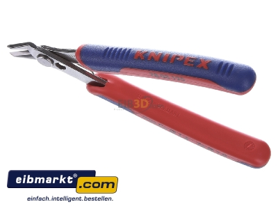 View up front Knipex-Werk 78 03 125 Diagonal cutting nipper 125mm
