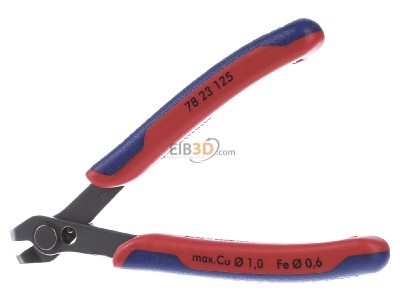 Front view Knipex 78 23 125 Diagonal cutting plier 125mm 
