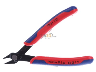 Front view Knipex 78 61 125 Diagonal cutting plier 125mm 
