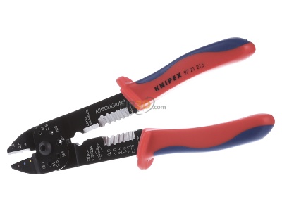 Front view Knipex 97 21 215 Hand crimp tool 
