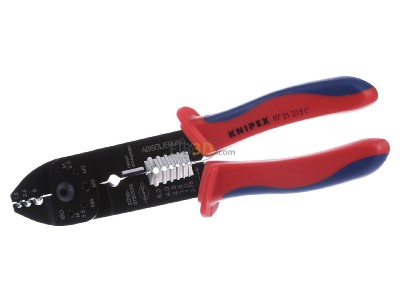 Front view Knipex 97 21 215 C Hand crimp tool 
