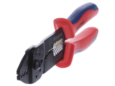 View on the left Knipex 97 21 215 C Hand crimp tool 
