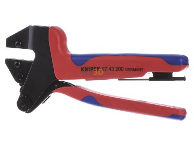 Frontansicht Knipex 97 43 200 A Crimp-Systemzange 200mm 