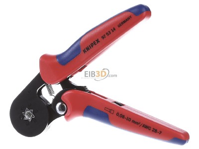 Front view Knipex 97 53 14 SB Mechanical crimp tool 0,08...10mm 
