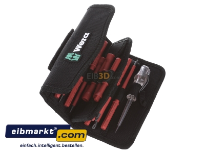 View top left Wera Werk 05003471001 Tool set 18 Bag
