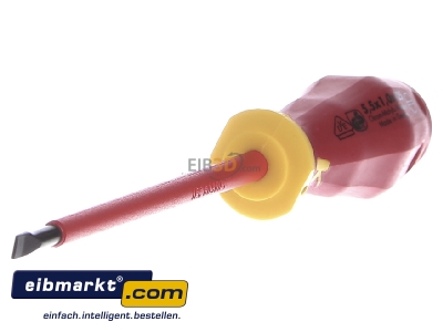 View on the left Klauke KL10012555IS Screwdriver for slot head screws 5,5mm
