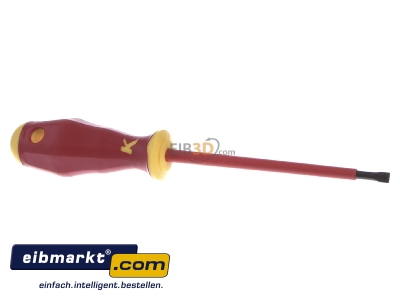 Back view Klauke KL10012555IS Screwdriver for slot head screws 5,5mm
