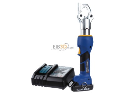 Front view Klauke EKM60IDCFM Accu-hydraulic crimp tool 10...240mm 
