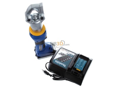 Top rear view Klauke EKM60IDCFM Accu-hydraulic crimp tool 10...240mm 
