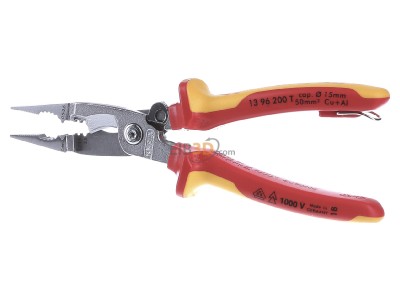 Front view Knipex 13 96 200 T Wire stripper pliers 
