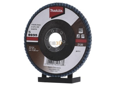 Front view Makita D-63775 Grinding disc 115mm 
