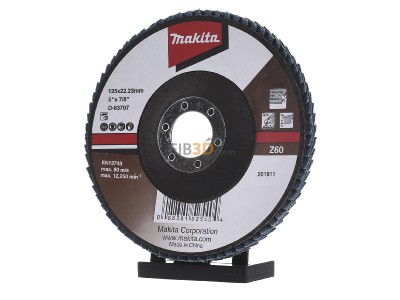 Front view Makita D-63797 Grinding disc 125mm 
