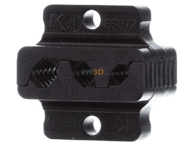 Back view Klauke AE5072 Square compression insert tool insert 
