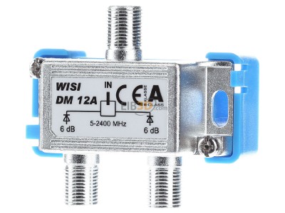 Frontansicht Wisi DM12A Verteiler 2f. 5-2400MHz, 6dB 