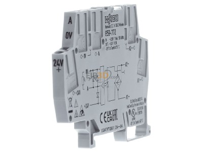 View on the right WAGO 859-772 Optocoupler 0,5A 
