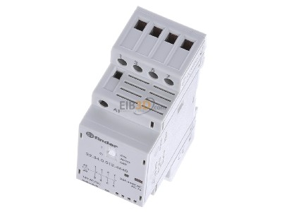 View up front Finder 22.34.0.012.4640 Installation contactor 12VAC/DC 
