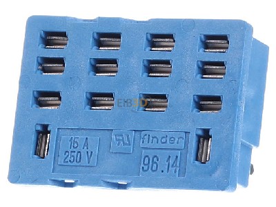 Front view Finder 96.14 Relay socket 14-pin 
