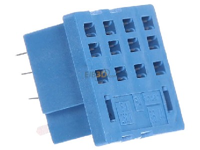 View on the left Finder 96.14 Relay socket 14-pin 
