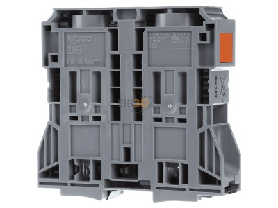 Back view WAGO 285-1185 Feed-through terminal block 
