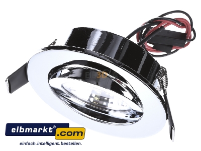 Ansicht oben vorne Brumberg Leuchten 12361023 LED-Einbaustrahler 350mA 3000K chrom 