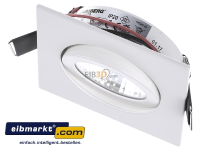 Ansicht oben vorne Brumberg Leuchten 12362073 LED-Einbaustrahler 350mA 3000K weiss 