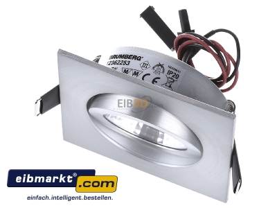 Ansicht oben vorne Brumberg Leuchten 12362253 LED-Einbaustrahler 350mA 3000K alu 