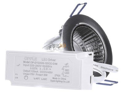 Ansicht links Opple Lighting LED Spot #140061278 LED-Spot rund 2700K dim 40 LED Spot 140061278