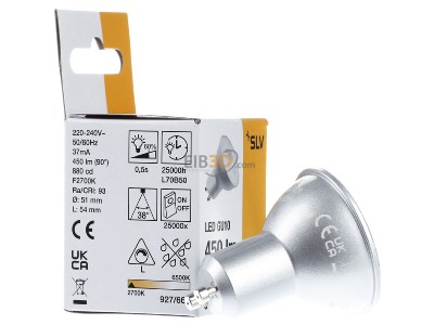 View on the left SLV 1005075 LED-lamp/Multi-LED 220...240V GU10 white 
