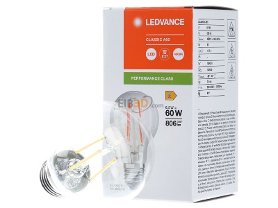 Frontansicht Ledvance LEDCLA606.5W840FCLP LED-Lampe E27 840 