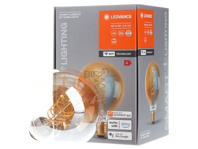 Frontansicht Ledvance SMWFGL9550D8W/822FGD SMART+ Globelampe G95 E27 E27, TW 
