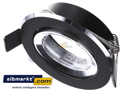 Ansicht oben vorne Brumberg Leuchten 0064.00 Einbau-Downlight GX5,3 50W sw/alu 