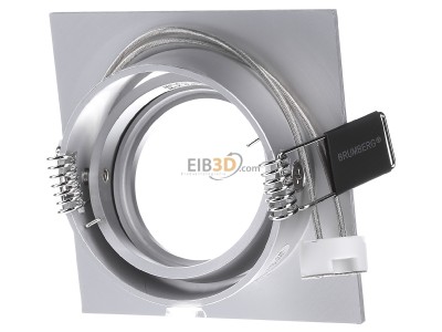 Back view Brumberg 0065.25 Recessed spotlight 50W aluminum matt, 
