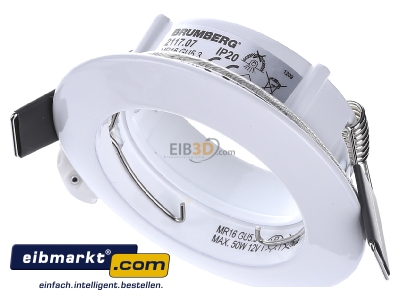 View up front Brumberg Leuchten 2117.07 Downlight 1x50W LV halogen lamp
