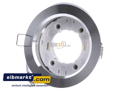 Front view EVN Lichttechnik 539 214 alu Downlight 1x9W CFL 
