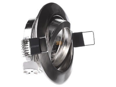 View on the left Brumberg 1963.15 LV recessed downlight GX5.3 50W nickel-matt, 
