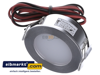 Ansicht oben vorne EVN Elektro P22 03 02 P-LED Einbauleuchte 3W 700mA 3000K 