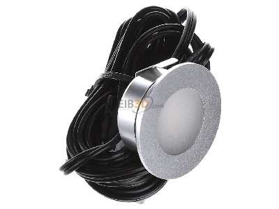 Ansicht oben links EVN Lichttechnik L22151402 LED-Deckeneinbauleuchte 3000K rund 12VDC alu 