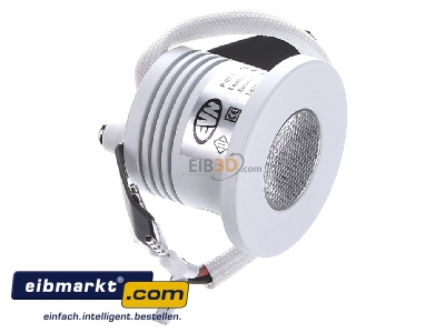 Ansicht oben links EVN Lichttechnik P02030102 P-LED Deckeneinbauleuchte 3000K 700mA rund ws 