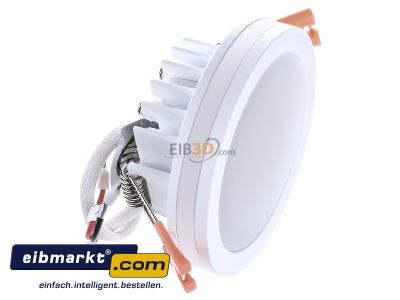 Ansicht oben links EVN Lichttechnik P02060102 P-LED Deckeneinbauleuchte 3000K 350mA rund ws 