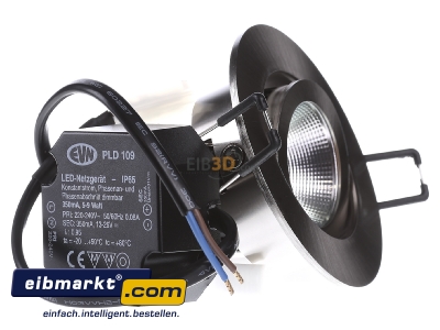 Ansicht links EVN Lichttechnik PC20N61302 P-LED Deckeneinbauleuchte 3000K 230V rund eds 