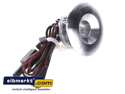 Ansicht oben links Brumberg Leuchten 12071253 LED-Einbaulichtpunkt 350mA alu LF:ww 