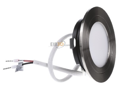 Ansicht links EVN L20301302 chr/sat LED-Deckeneinbauleuchte 3000K 350mA110 IP20 