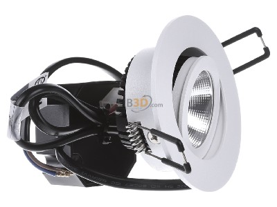 Ansicht links EVN PC20N90102 ws LED-Deckeneinbauleuchte 3000K 230V IP20 