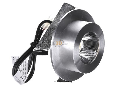 Ansicht oben links EVN PC23061402 alu LED-Deckeneinbauleuchte 3000K 350mA IP20 