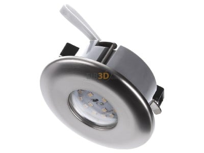 Ansicht oben vorne Briloner 7227-012 LED-Einbauspot IP65 nickel-matt 