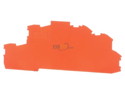 Frontansicht WAGO 2003-6692 Abschlussplatte orange 