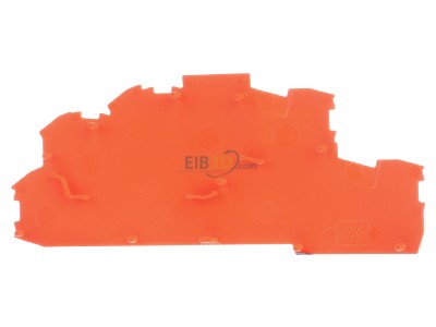Ansicht hinten WAGO 2003-6692 Abschlussplatte orange 