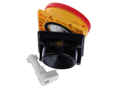 Top rear view Eaton SVB-P1/M Handle for power circuit breaker red 

